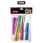 Party Horns - 6 Piece assorted